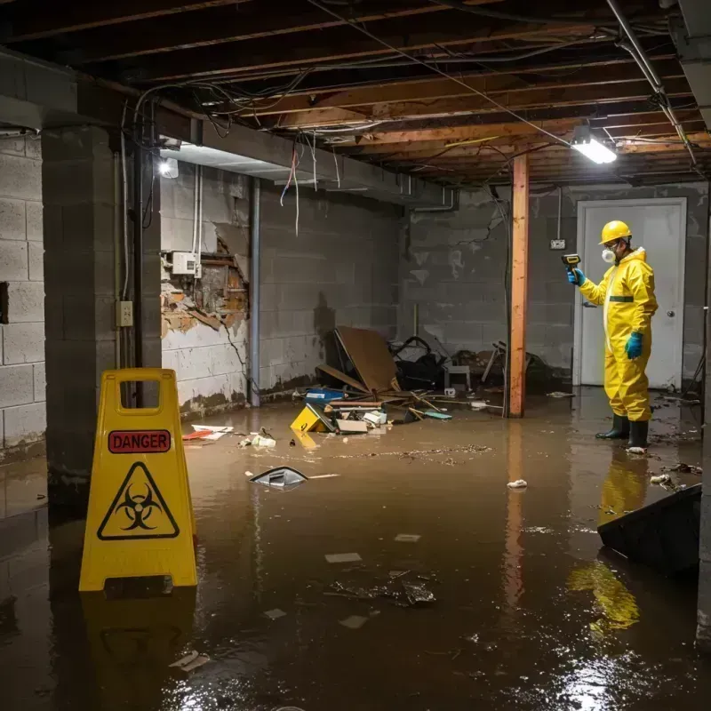 Flooded Basement Electrical Hazard in Estes Park, CO Property